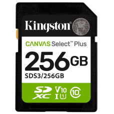 Карта пам'яті KINGSTON 256GB Canvas Select Plus Gen3 (SDS3/256GB)