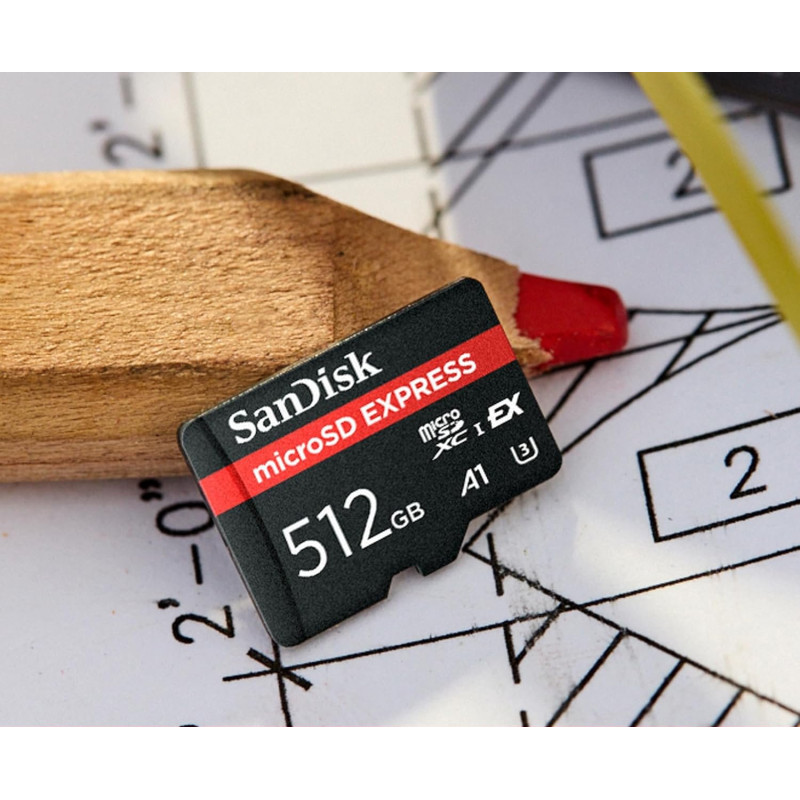 Карта пам'яті SanDisk 512GB microSDXC class 10 UHS-I U3 A1 Express (SDSQXFN-512G-GN4NN)