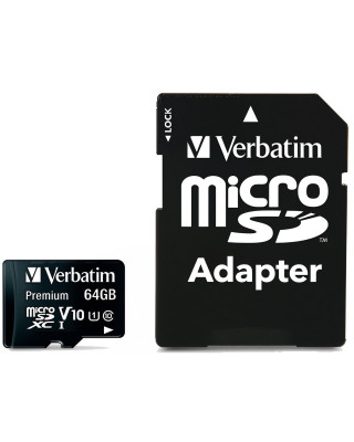 Карта пам'яті Verbatim 64GB microSDHC Class 10 (44084)