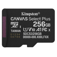 Карта пам'яті Kingston 256GB microSDXC Canvas Select Plus Gen3 (SDCS3/256GBSP)