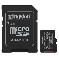 Карта пам'яті Kingston 512GB microSDXC Canvas Select Plus Gen3 + Adapter (SDCS3/512GB)