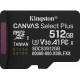 Карта пам'яті KINGSTON 512GB microSDXC Canvas Select Plus Gen3 (SDCS3/512GBSP)