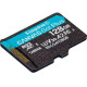 Карта пам'яті Kingston 128GB microSDXC сlass 10 UHS-I U3 V30 A2 Canvas Go Plus G4 (SDCG4/128GBSP)