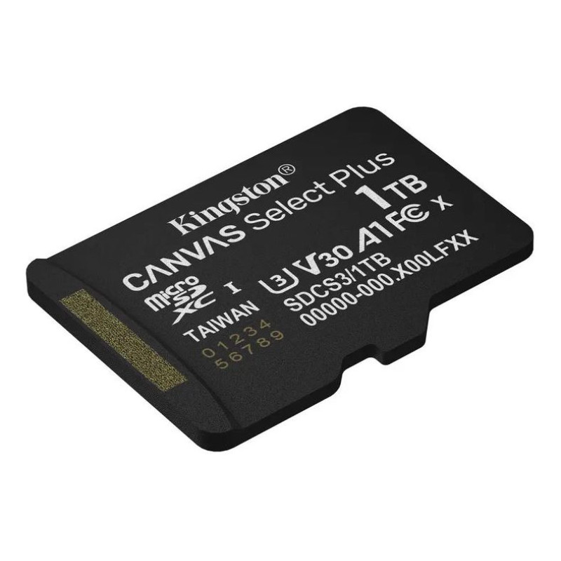 Карта пам'яті KINGSTON 1TB microSDXC Canvas Select Plus Gen3 (SDCS3/1TBSP)