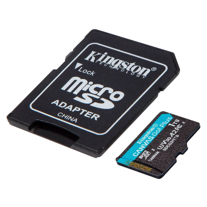 Карта пам'яті Kingston 1TB microSDXC 10 UHS-I U3 V30 A2 Canvas Go Plus G4 (SDCG4/1TB)