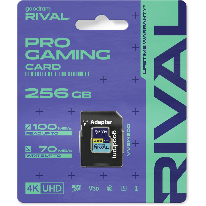 Карта пам'яті GOODRAM 256 GB microSDXC Rival (GGSM3AA-2560R12)