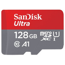 Карта пам'яті SanDisk 128GB microSD class 10 UHS-I A1 Ultra (SDSQUAB-128G-GN6MN)