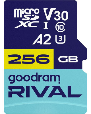 Карта пам'яті GOODRAM 256 GB microSDXC Rival (GGSM2AA-2560R12)