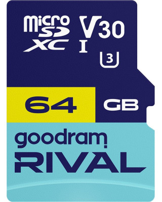 Карта пам'яті GOODRAM 64 GB microSDXC Rival (GGSM3AA-0640R12) 