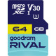 Карта пам'яті GOODRAM 64 GB microSDXC Rival (GGSM3AA-0640R12) 