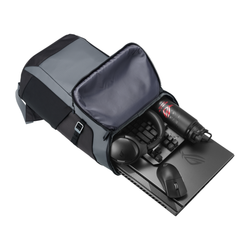 Рюкзак для ноутбука ASUS ROG Ranger BP2701 Gaming Backpack Cybertext Edition 17 Grey (90XB06L0-BBP010)