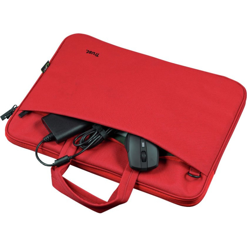 Сумка для ноутбуку TRUST Bologna Slim Bag 16 red (24449)