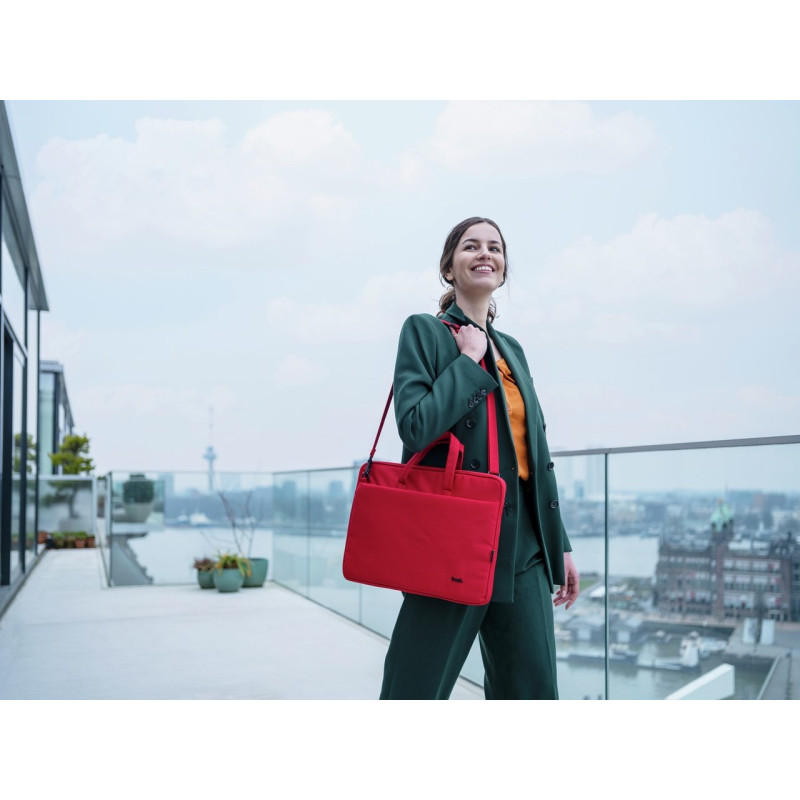 Сумка для ноутбуку TRUST Bologna Slim Bag 16 red (24449)
