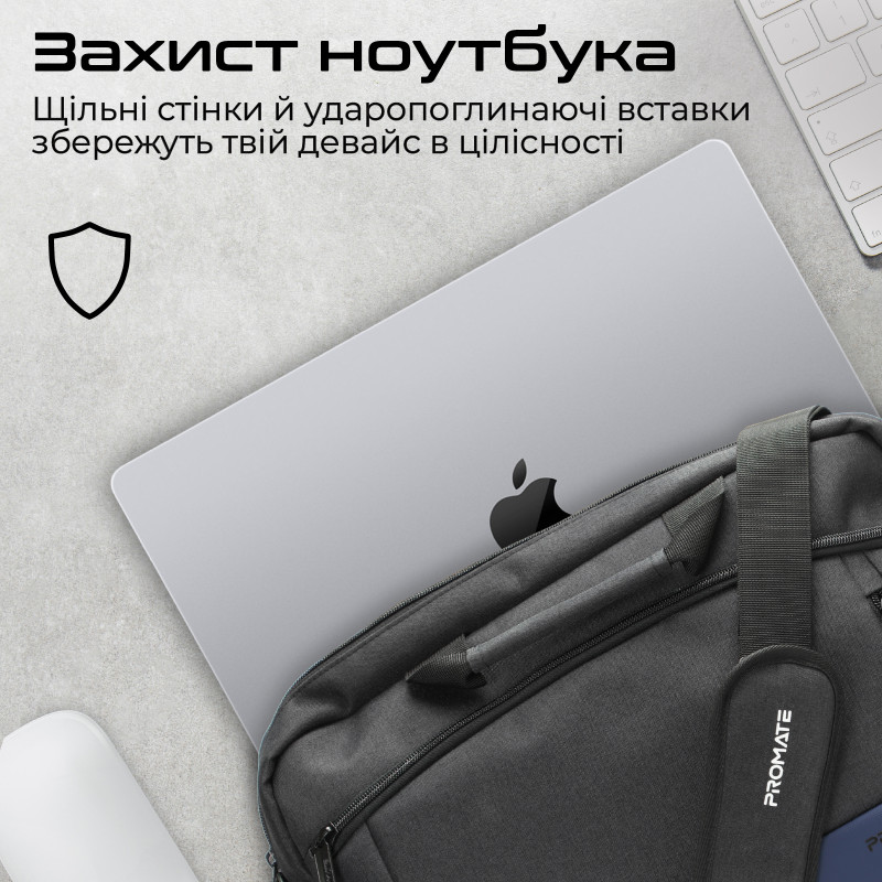 Сумка для ноутбука Promate Satchel-MB 15.6