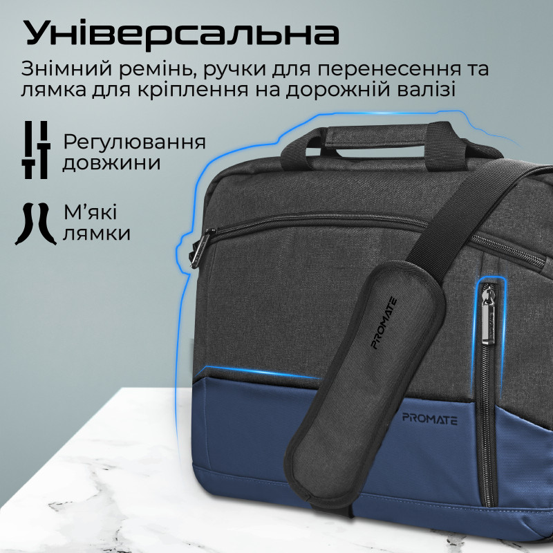 Сумка для ноутбука Promate Satchel-MB 15.6
