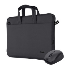 Сумка для ноутбука Trust Bologna Bag & Mouse Set black (24988)