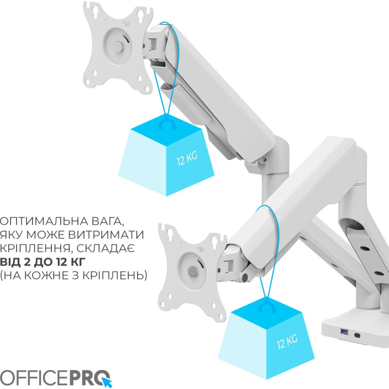 Кронштейн OfficePro MA452W White