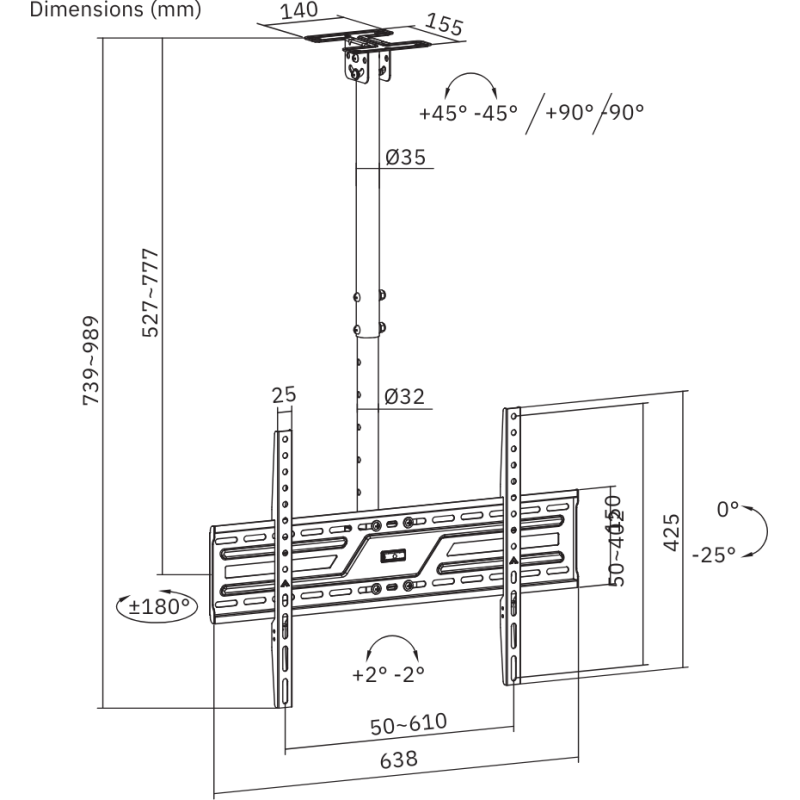 Кронштейн ITech CELB-56S