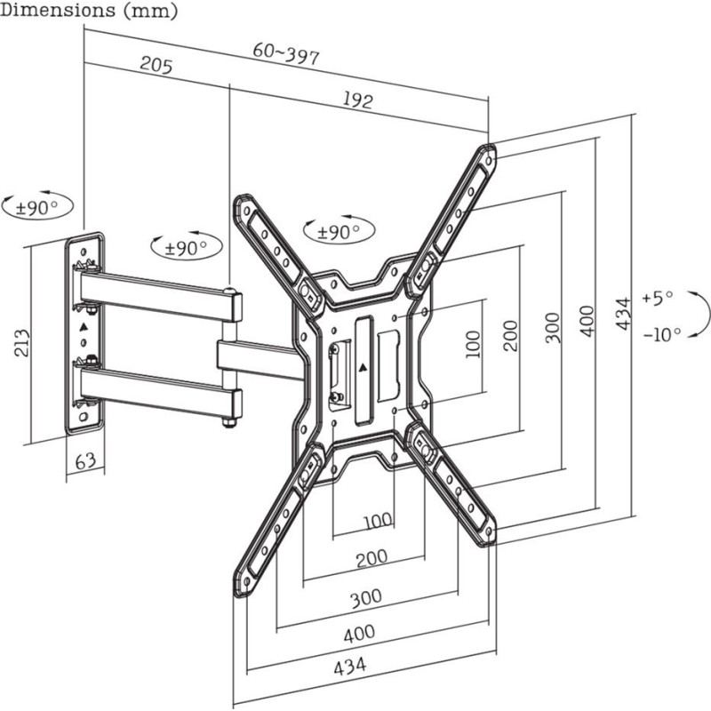 Кронштейн ITech LCD243