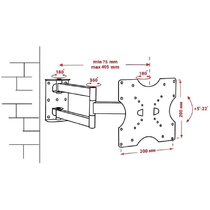 Кронштейн Newstyle NS-1542