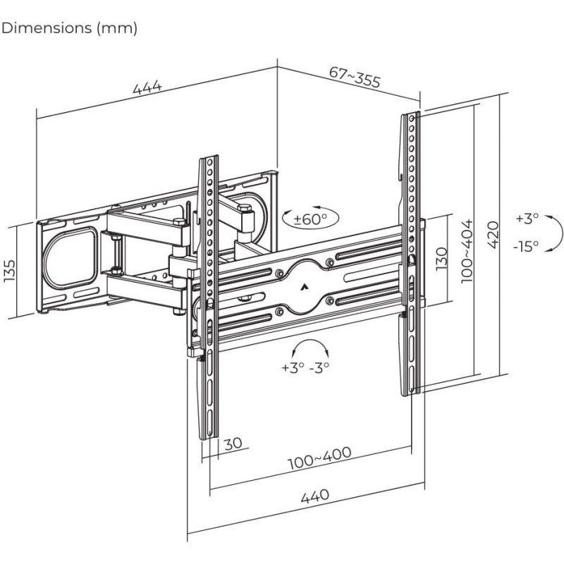 Кронштейн ITech PTRB14