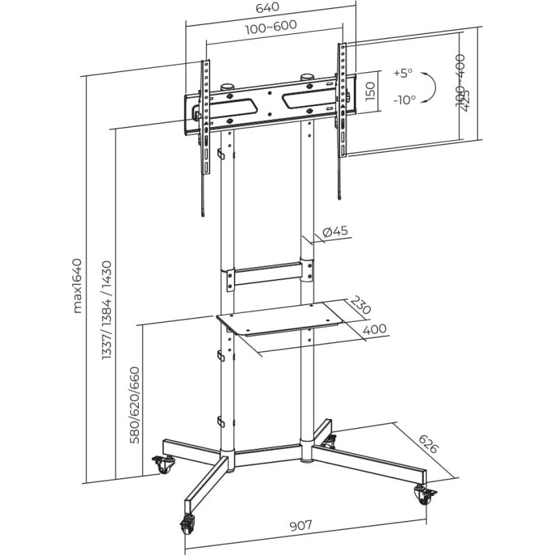 Кріплення для телевізора Itech T1043TE