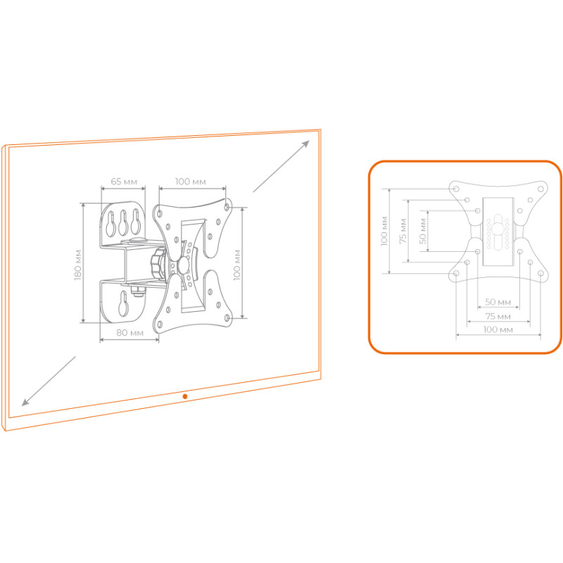 Кронштейн ACCLAB AL-BT100 (1283126485695)