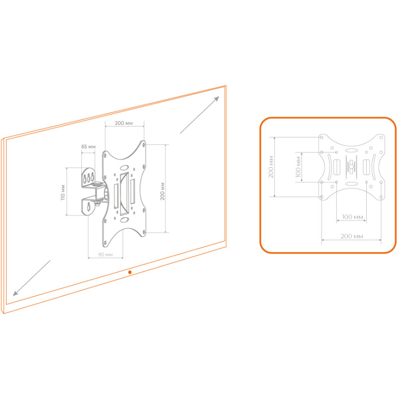 Кронштейн ACCLAB AL-BT200 (1283126485732)
