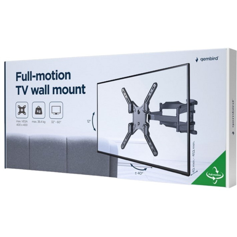 Кронштейн Gembird WM-60ST-01 Black