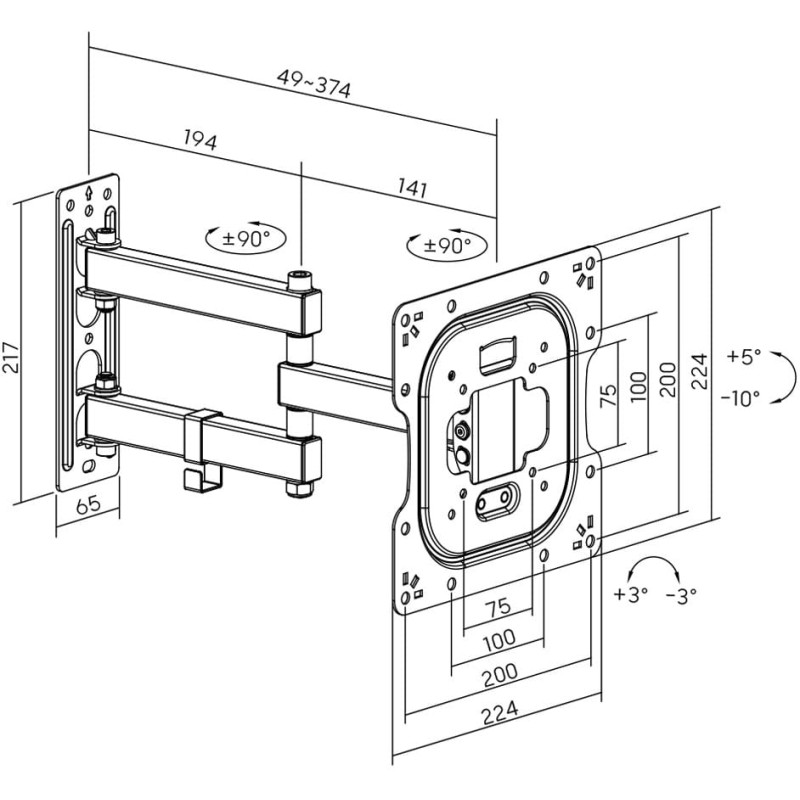 Кронштейн AGN AGN43-222P
