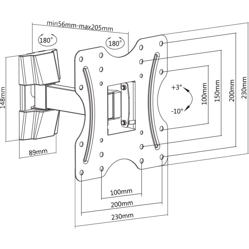 Кронштейн Satelit 19-42PIVOT200
