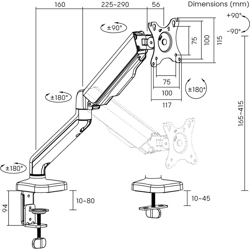 Кронштейн HiSmart HS083168