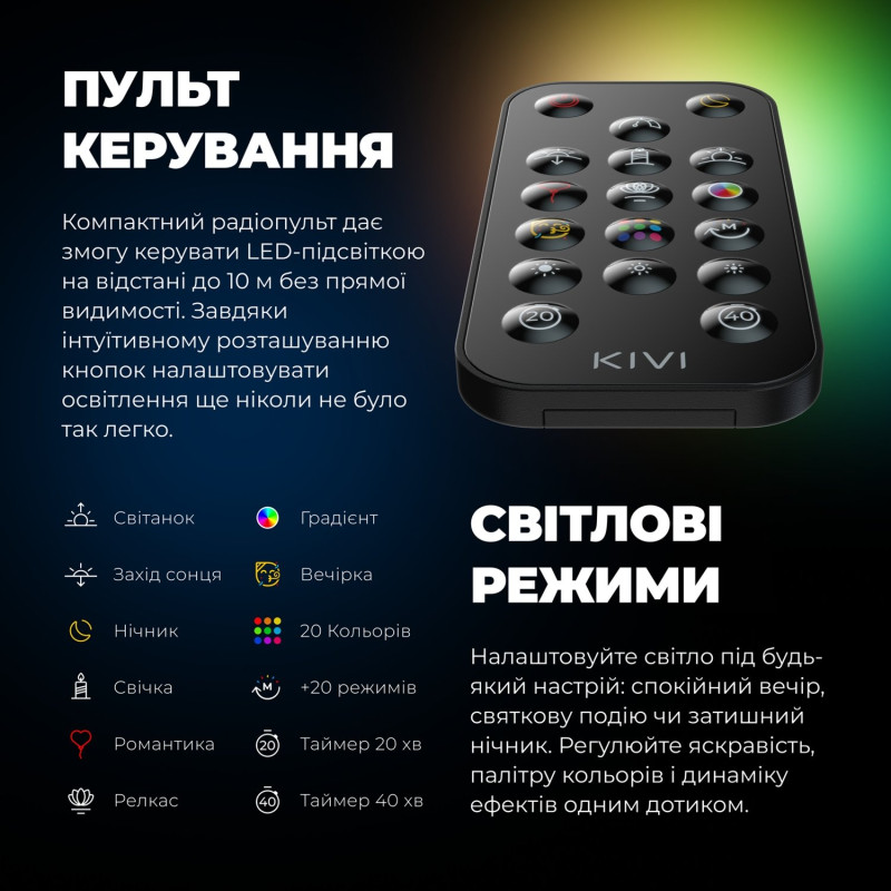 Кронштейн KIVI ALUMIGLOW TV MOUNT