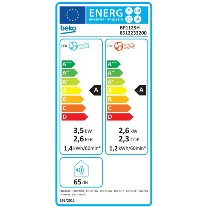 Кондиціонер BEKO BP1125H