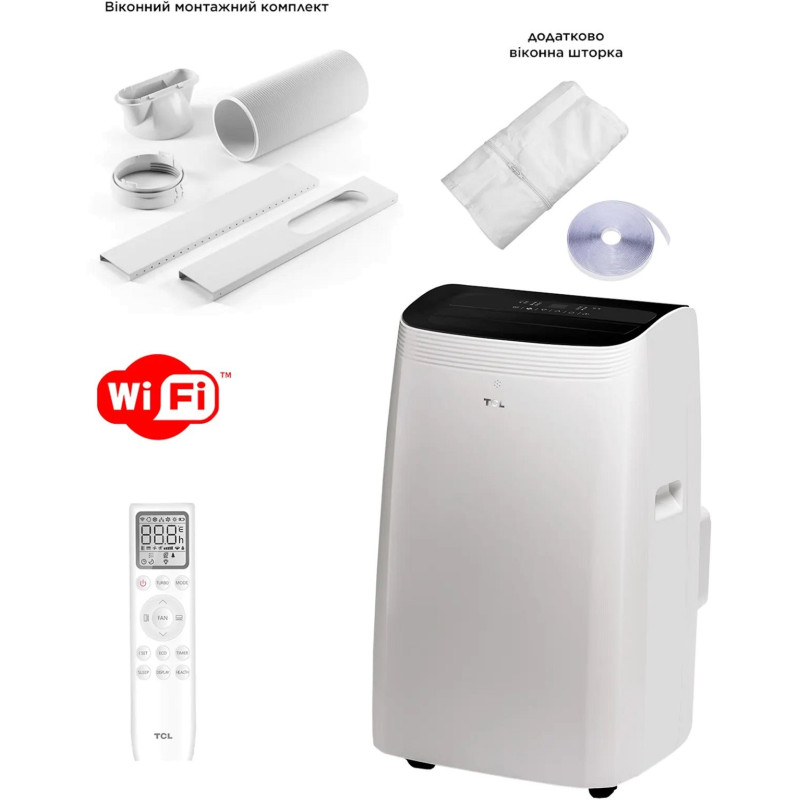 Кондиціонер мобільний TCL TAC-12CPB/MZWS WI-FI