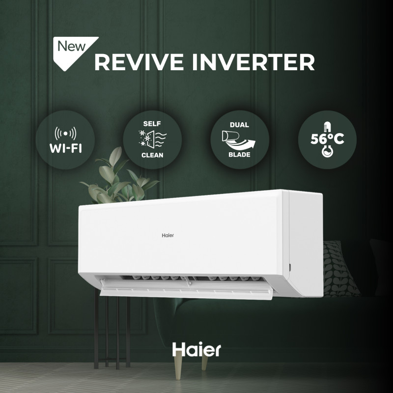 Кондиціонер Haier Revive Inverter AS35RHBHRA/1U35YERFRA
