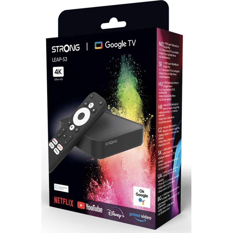 Медіаплеєр Strong LEAP-S3 Android TV BOX (LEAP-S3)