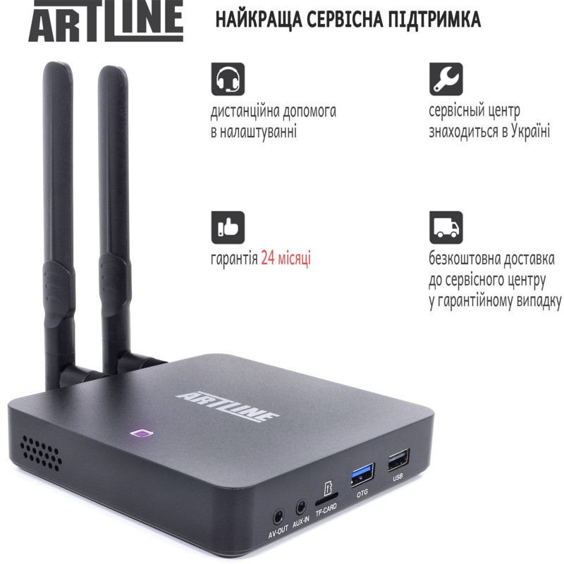 Медіаплеєр Artline TvBox KM6 (KM6)