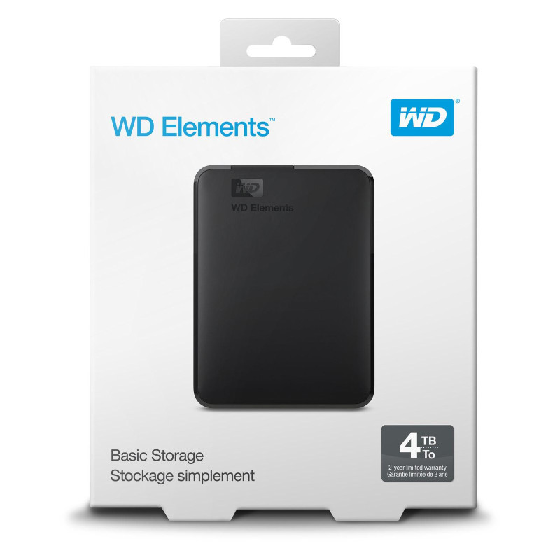 Зовнішній жорсткий диск WD Elements Portable 4TB (WDBU6Y0040BBK-WESN)