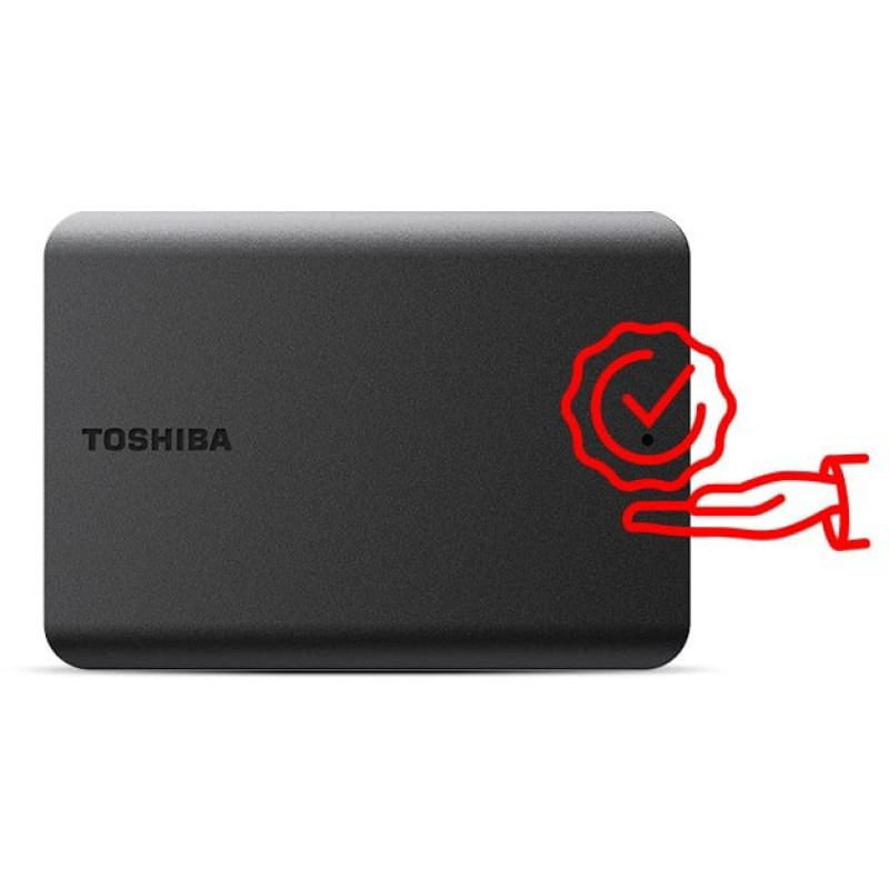 Зовнішній жорсткий диск Toshiba 2.5