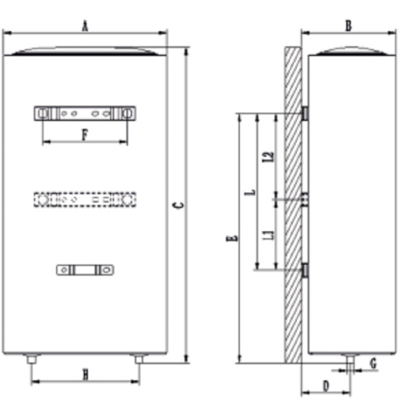 Бойлер OCEAN FLAT RZB100M ET+WT BASIC