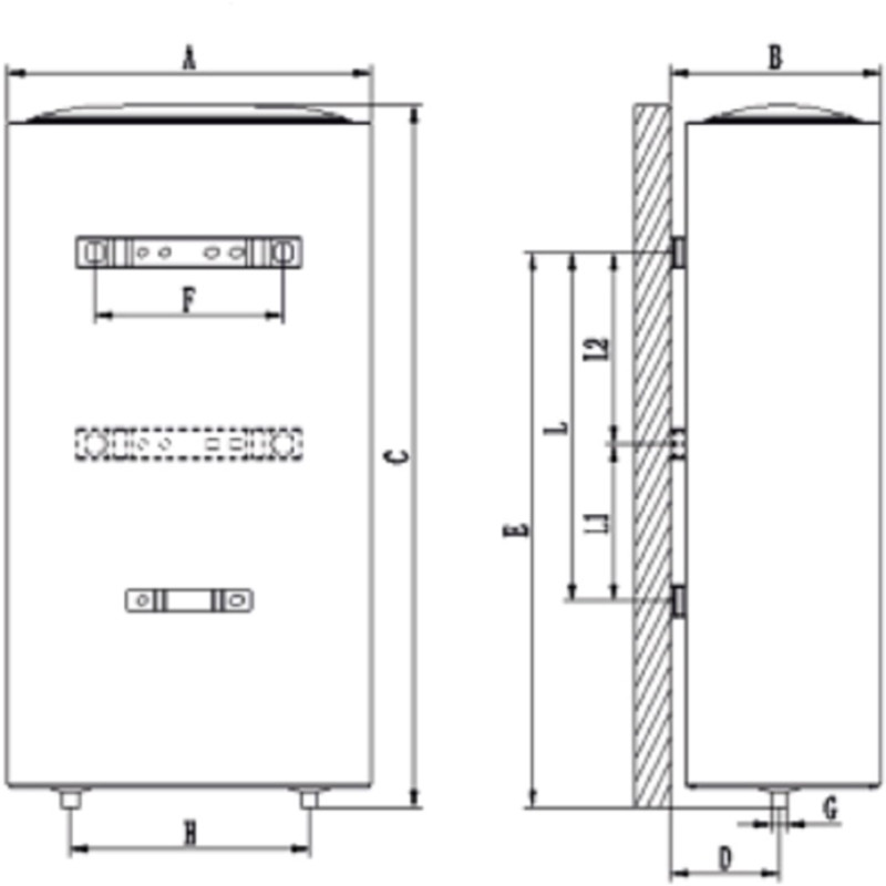 Бойлер OCEAN FLAT RZB100M ET+DT BASIC