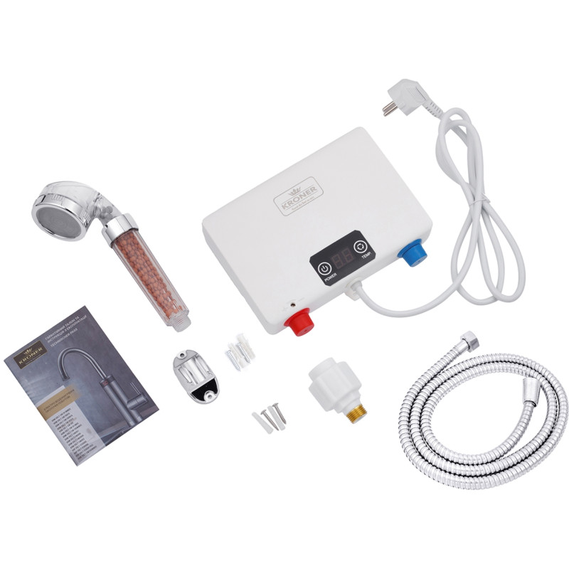 Проточний водонагрівач Kroner KRM Volt - CW200WMDS