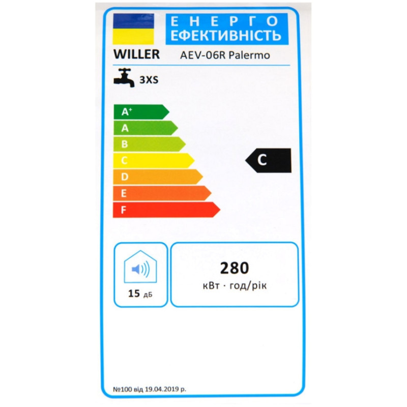 Бойлер WILLER AEV-06R Palermo