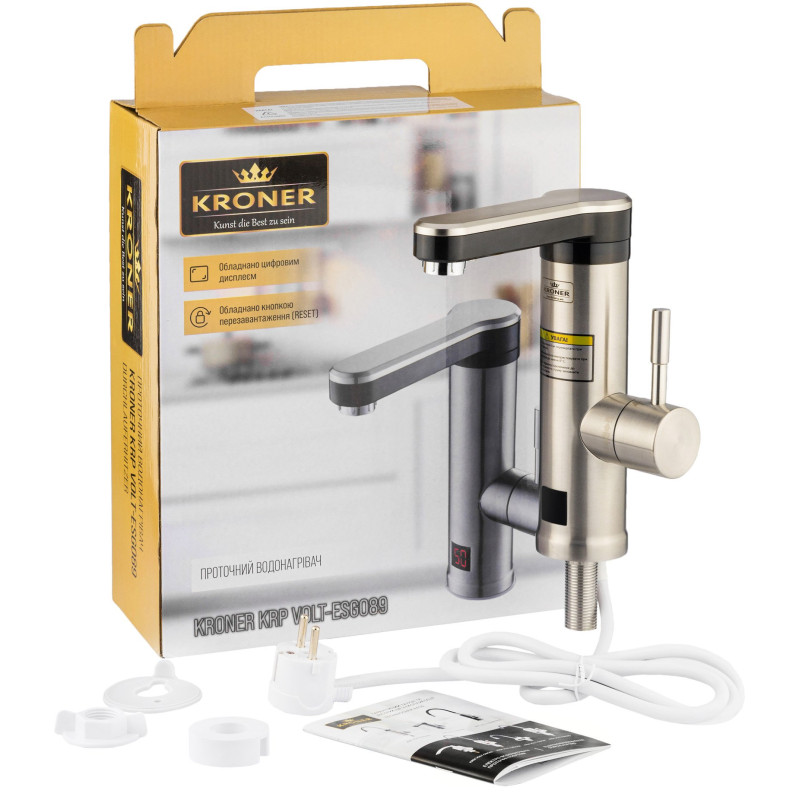 Проточний водонагрівач KRONER KRP Volt ESG089