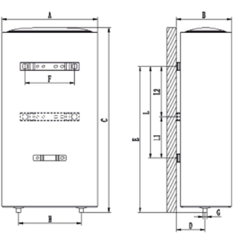 Бойлер Ocean FLAT BASIC RZB50M ET+DT
