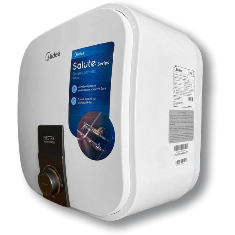 Бойлер Midea PRIME компакт D15-20VI (U) (15л. під мийку)