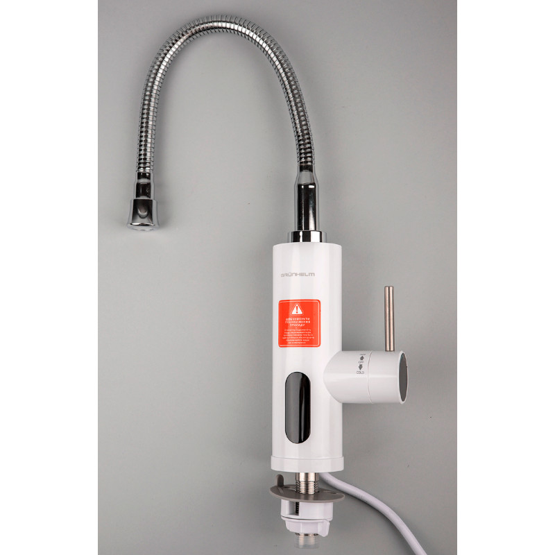 Проточний водонагрівач GRUNHELM EWH-1X-3G-ND-FLX-LED