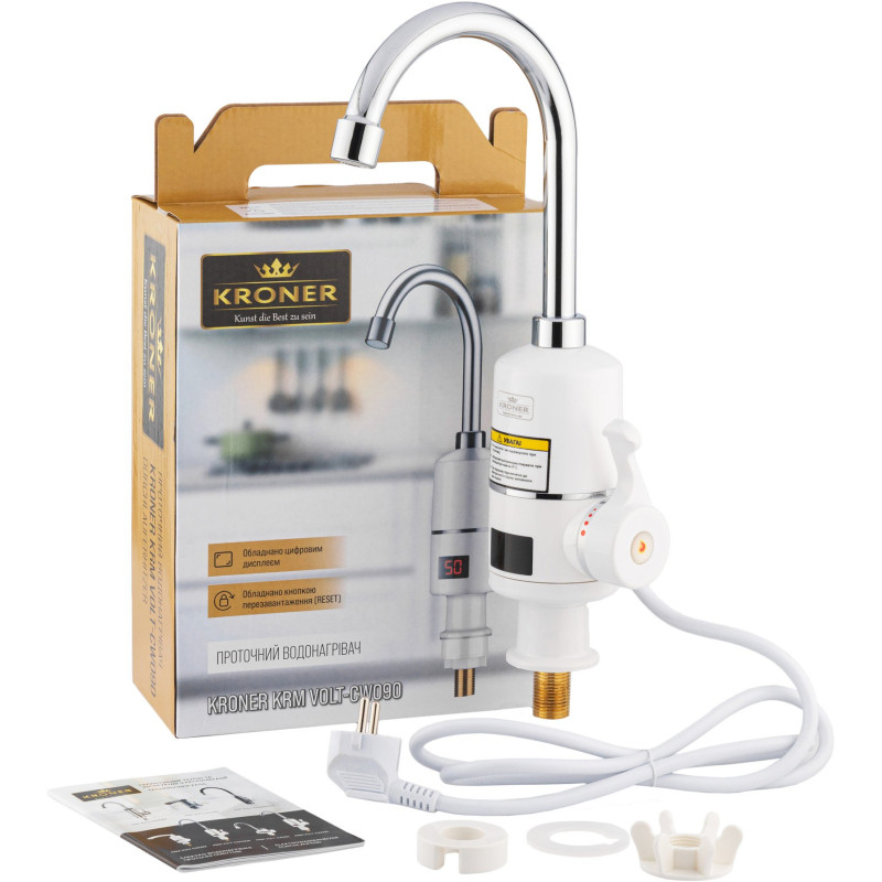 Проточний водонагрівач KRONER KRM Volt CW090