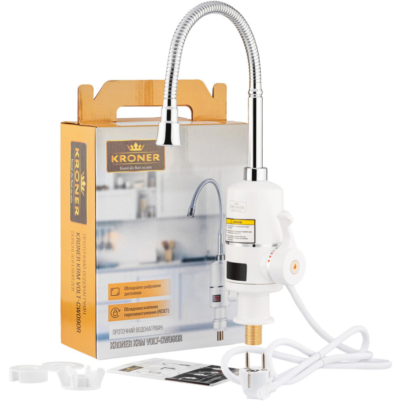 Проточний водонагрівач KRONER KRM Volt CW090R
